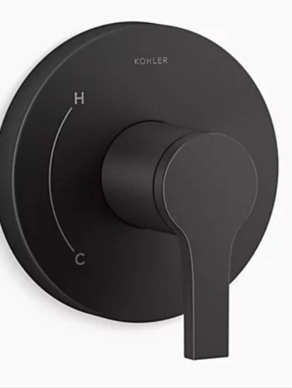 Kohler Matte Black Single-Handle Shower Control